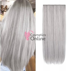 Extensie de par cu 5 Clips On delux Full Head dreapta de 70 cm, Silver Light CYF7098L88A/89A